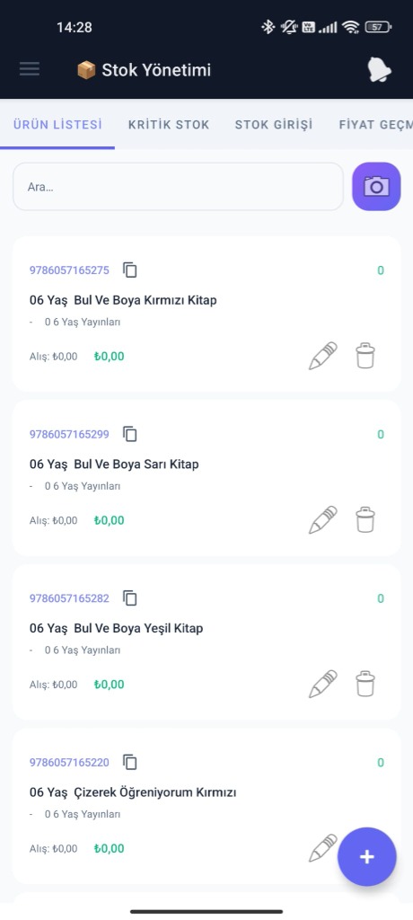 Mobil Stok Yönetimi