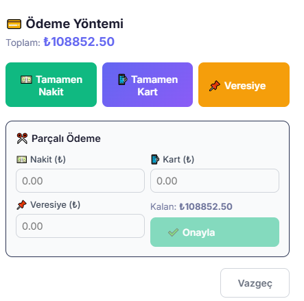 Ödeme Ekranı